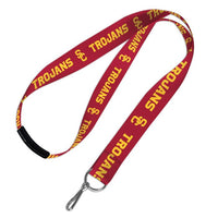 Wholesale-USC Trojans Lanyards w/Breakaway 1"