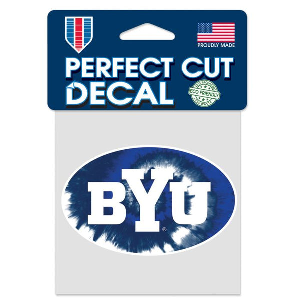 Wholesale-Brigham Young Cougars Perfect Cut Color Decal 4" x 4"