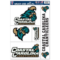 Wholesale-Coastal Carolina Chanticleers Multi Use Decal 11" x 17"