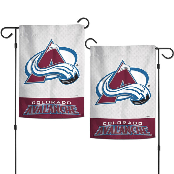 Colorado Avalanche Applique Garden Flags 12.5" x 18"