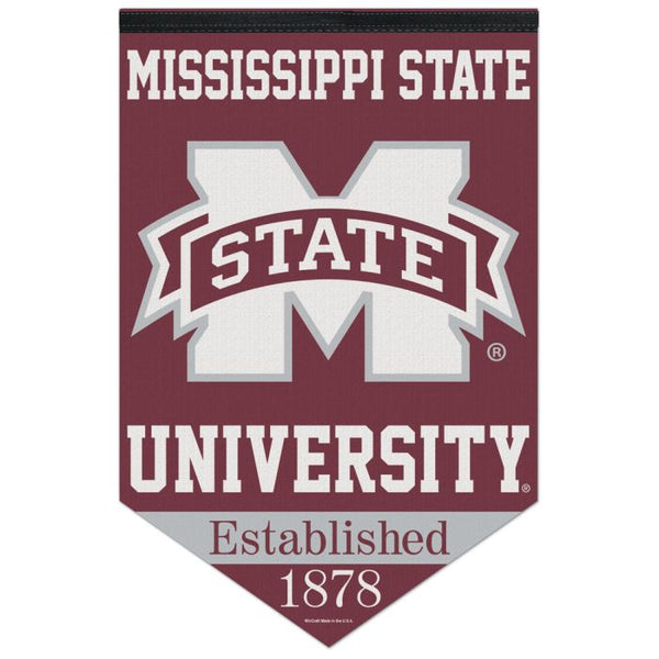 Wholesale-Mississippi State Bulldogs Premium Felt Banner 17" x 26"