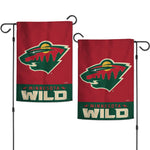 Minnesota Wild Applique Garden Flags 12.5" x 18"