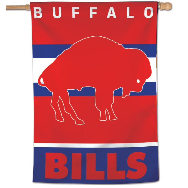 Buffalo Bills / Classic Logo Retro Vertical Flag 28" x 40"