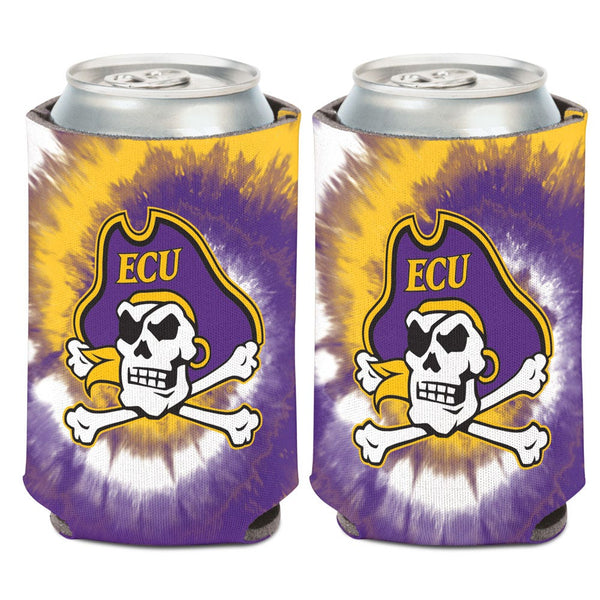 East Carolina Pirates TIE DYE Can Cooler 12 oz.