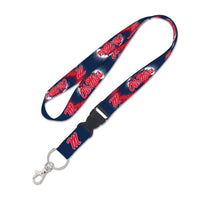 Ole Miss Rebels TIE DYE Lanyard w/detachable buckle 1"