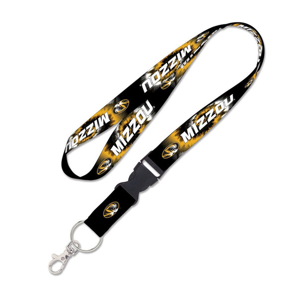 Missouri Tigers TIE DYE Lanyard w/detachable buckle 1"