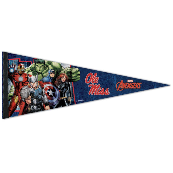 Ole Miss Rebels / Marvel (C) 2021 Marvel Premium Pennant 12" x 30"