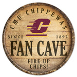 Wholesale-Central Michigan Chippewas Wood Sign 14" Round