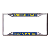 Wholesale-Angelo State Rams Lic Plt Frame S/S Printed