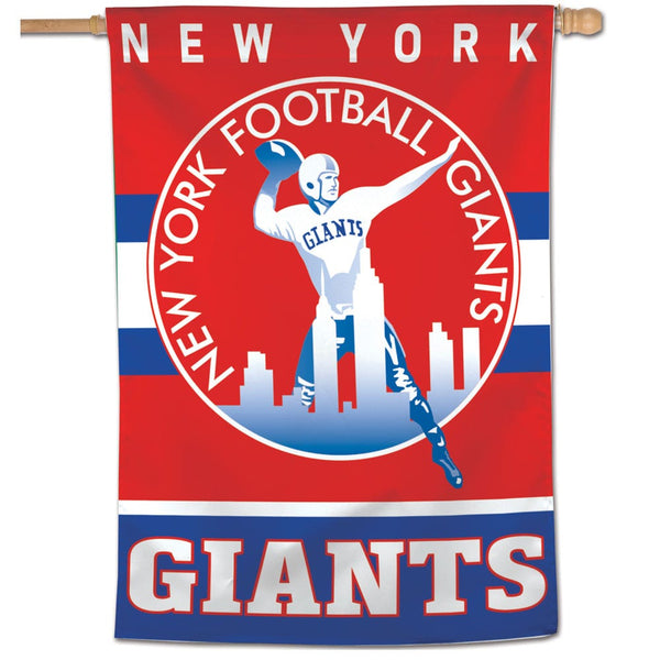 New York Giants / Classic Logo Retro Vertical Flag 28" x 40"