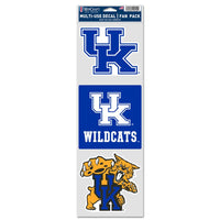 Kentucky Wildcats Fan Decals 3.75" x 12"