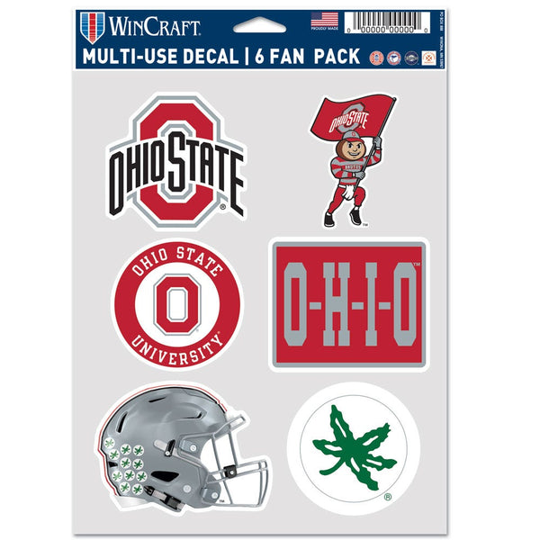 Ohio State Buckeyes Multi Use 6 FAN PACK