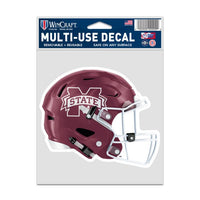 Wholesale-Mississippi State Bulldogs HELMET Fan Decals 3.75" x 5"