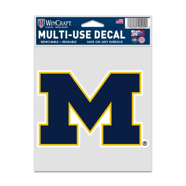 Wholesale-Michigan Wolverines Fan Decals 3.75" x 5"