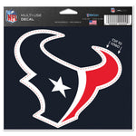 Houston Texans Multi-Use Decal - cut to logo 5" x 6"