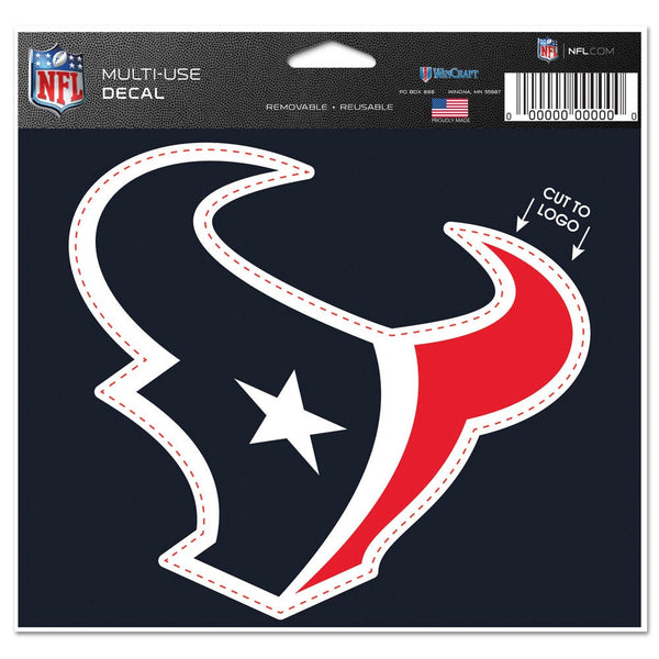 Houston Texans Multi-Use Decal - cut to logo 5" x 6"