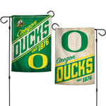 Oregon Ducks RETRO Garden Flags 2 sided 12.5" x 18"