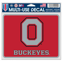 Wholesale-Ohio State Buckeyes RECTANGLE Fan Decals 5" x 6"