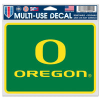 Oregon Ducks RECTANGLE Fan Decals 5" x 6"