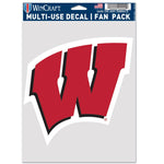 Wisconsin Badgers 1 PACK Multi Use Fan Pack