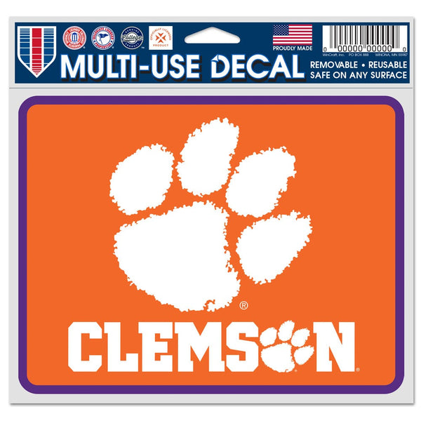 Clemson Tigers Fan Decals 5" x 6"