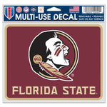 Wholesale-Florida State Seminoles Fan Decals 5" x 6"