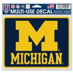 Wholesale-Michigan Wolverines Fan Decals 5" x 6"