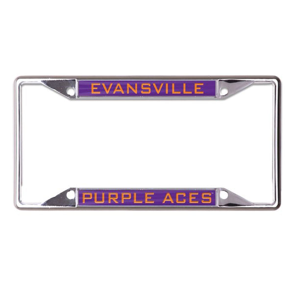 Wholesale-Evansville Purple Aces Lic Plt Frame S/S Printed