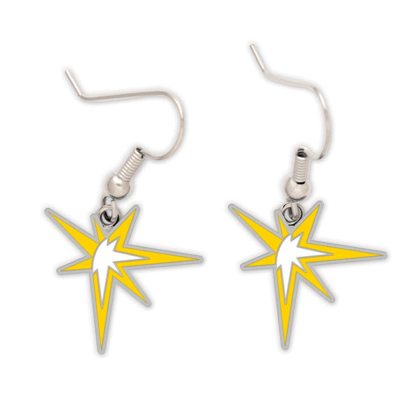 Tampa Bay Rays Burst Earrings Jewelry Card