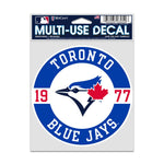 Toronto Blue Jays Fan Decals 3.75" x 5"