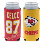 Kansas City Chiefs 12 oz Slim Can Cooler Travis Kelce