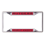 Wholesale-Rutgers Scarlet Knights Lic Plt Frame S/S Printed