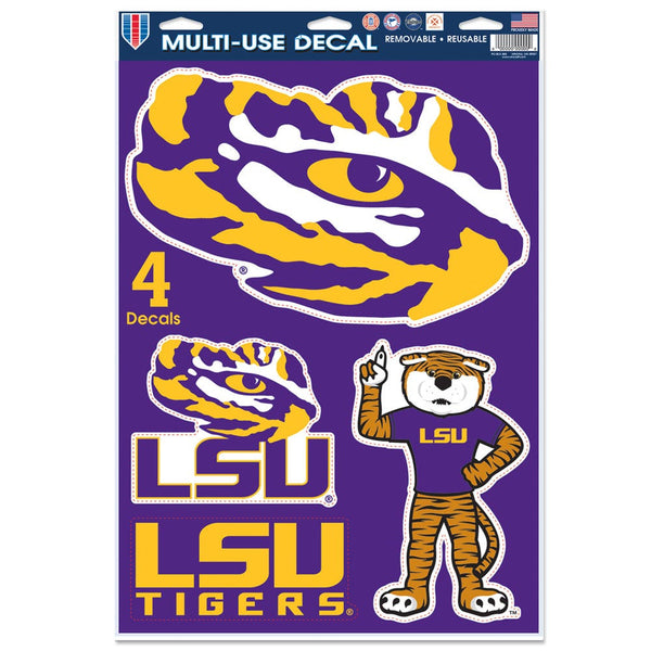 LSU Tigers Multi-Use Decal 11" x 17"