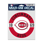 Cincinnati Reds Fan Decals 3.75" x 5"