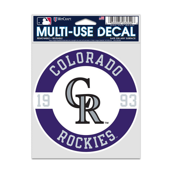 Colorado Rockies Fan Decals 3.75" x 5"