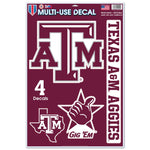 Texas A&M Aggies Multi-Use Decal 11" x 17"