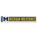 Wholesale-Michigan Wolverines Fan Decals 3" x 17"