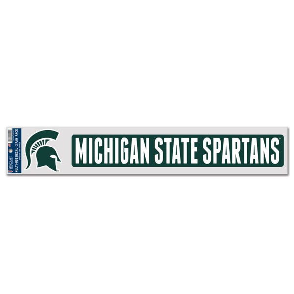 Wholesale-Michigan State Spartans Fan Decals 3" x 17"