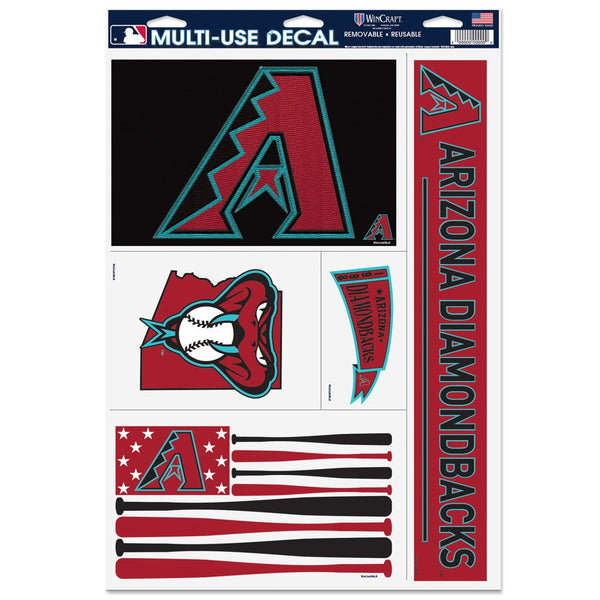 Arizona Diamondbacks Multi Use Decal 11" x 17"