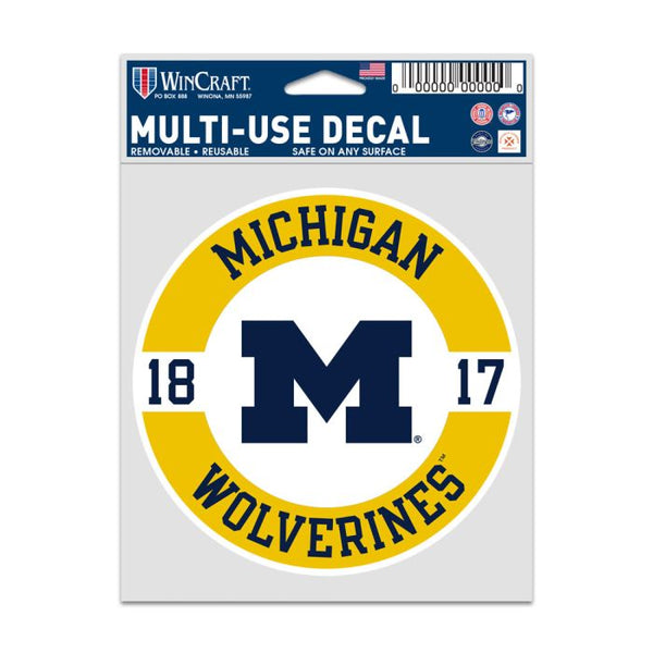 Wholesale-Michigan Wolverines PATCH Fan Decals 3.75" x 5"