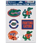 Florida Gators /College Vault 6 PACK HELMET Multi Use 6 Fan Pack