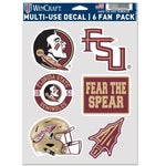 Wholesale-Florida State Seminoles 6 PACK HELMET Multi Use 6 Fan Pack