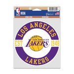 Los Angeles Lakers Fan Decals 3.75" x 5"