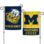 Michigan Wolverines /College Vault RETRO Garden Flags 2 sided 12.5" x 18"