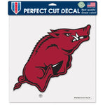 Wholesale-Arkansas Razorbacks Perfect Cut Color Decal 12" x 12"