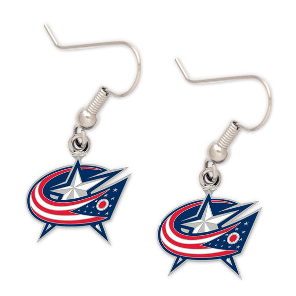 Columbus Blue Jackets Earrings Jewelry Card