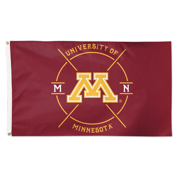 Minnesota Golden Gophers HIPSTER Flag - Deluxe 3' X 5'