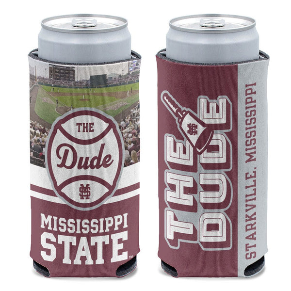 Mississippi State Bulldogs THE DUDE PROGRAM 12 oz Slim Can Cooler