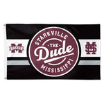Mississippi State Bulldogs THE DUDE PROGRAM Flag - Deluxe 3' X 5'