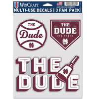 Mississippi State Bulldogs THE DUDE PROGRAM Multi Use 3 Fan Pack
